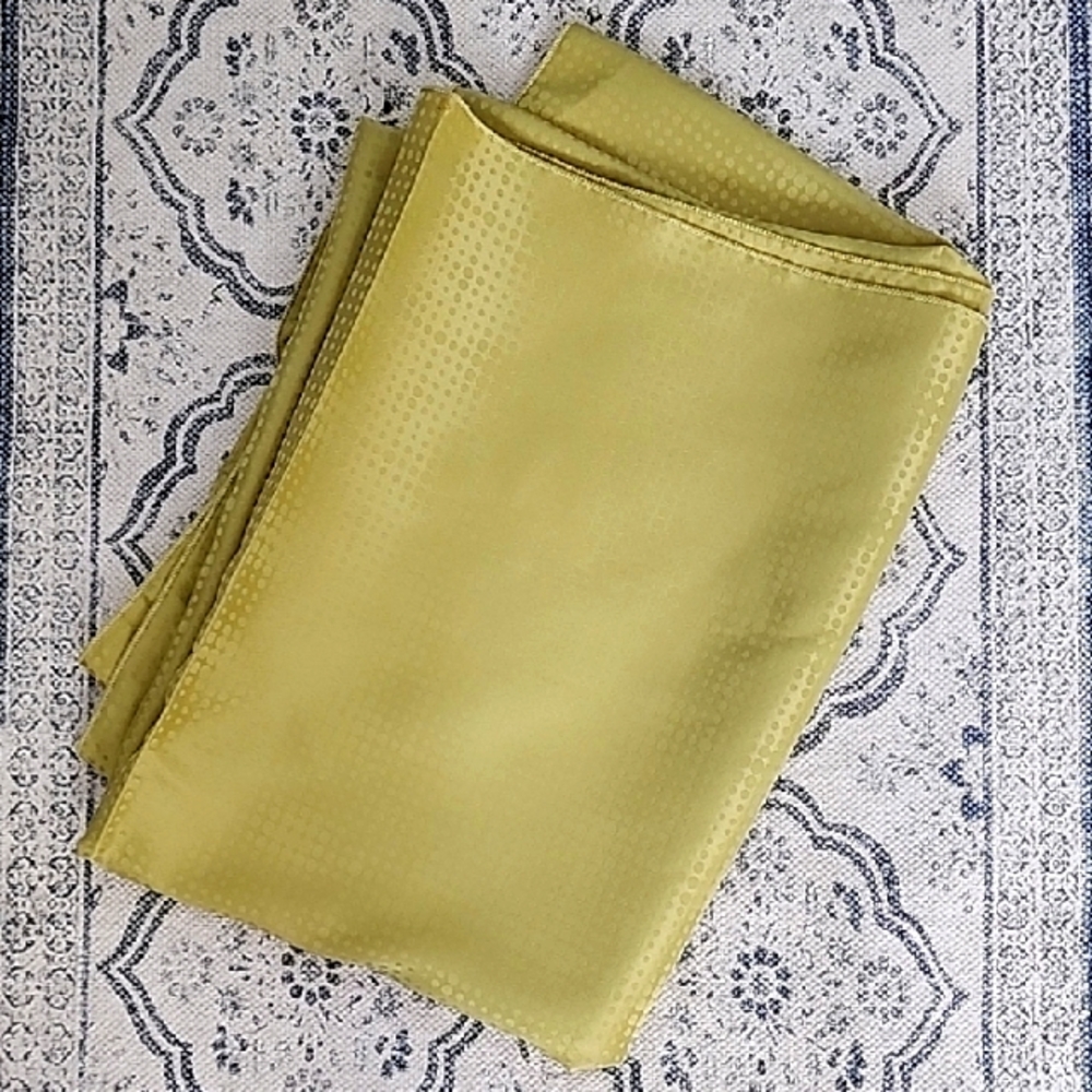 Lime Green Tablecloth / Fabric